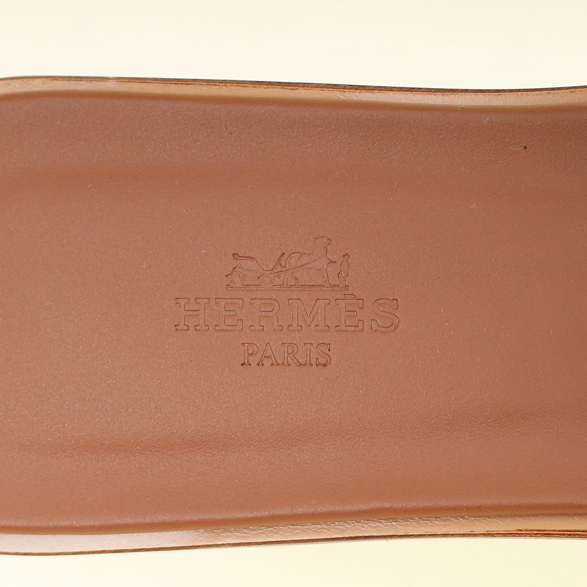 Hermes Gold Oran Sandal 40