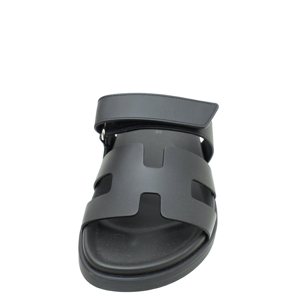 Hermes Noir Chypre Sandal 40