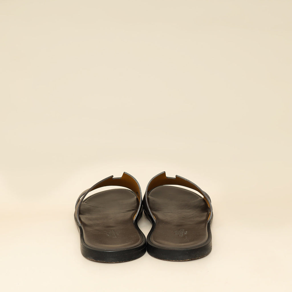 Hermes Taupe Grey Izmir Sandal 41.5