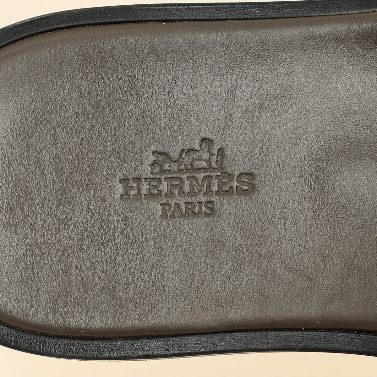 Hermes Taupe Grey Izmir Sandal 41.5