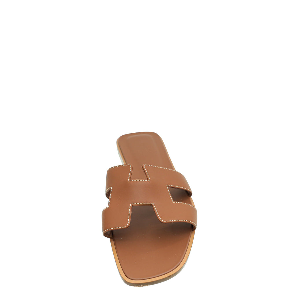 Hermes Gold Oran Sandal 41.5