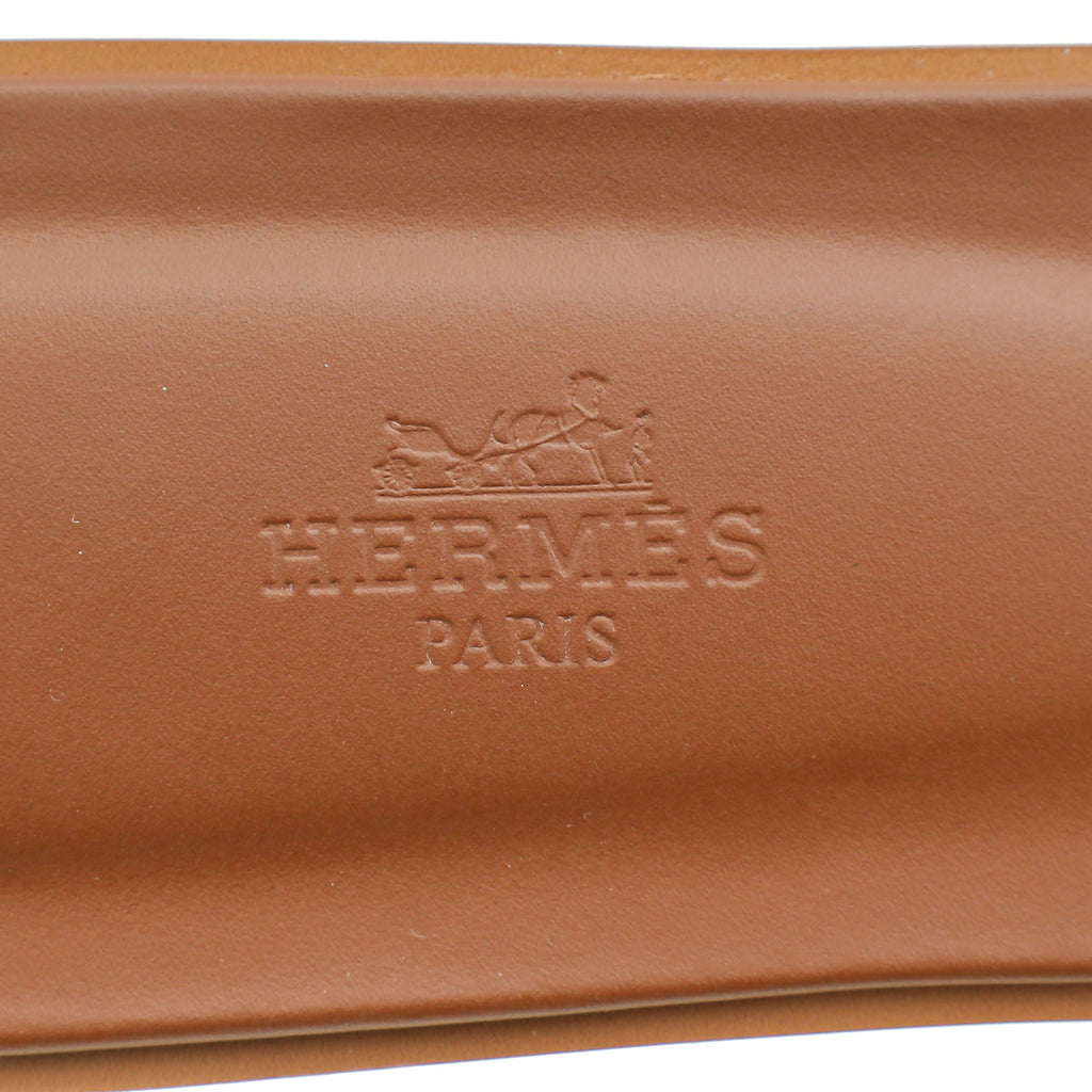 Hermes Gold Oran Sandal 41.5