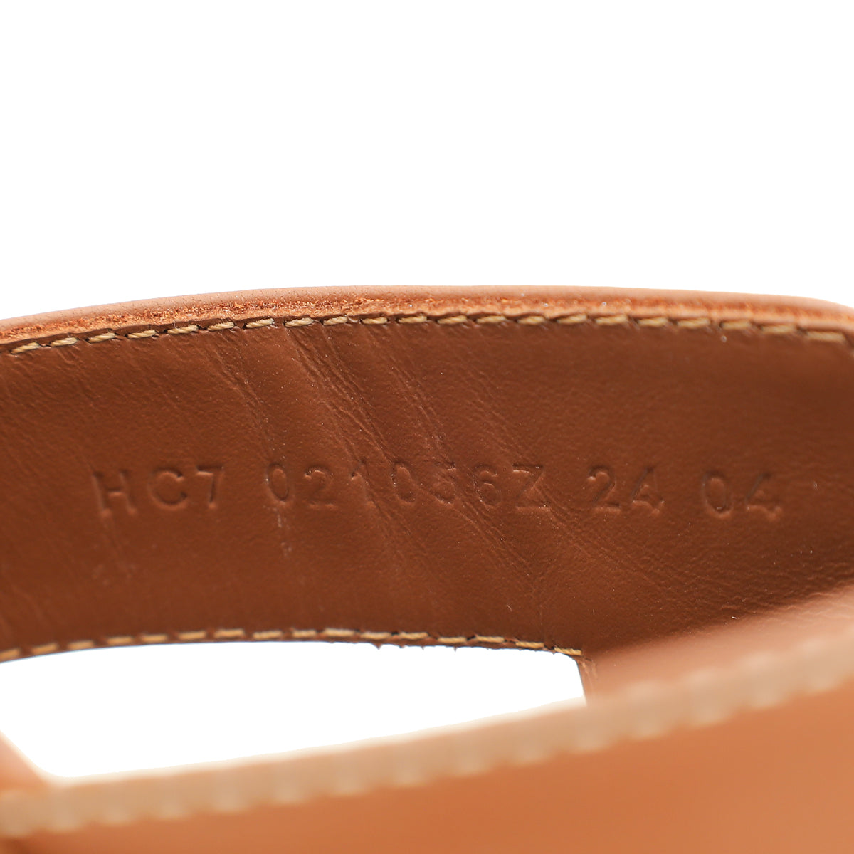 Hermes Gold Oran Sandal 41.5