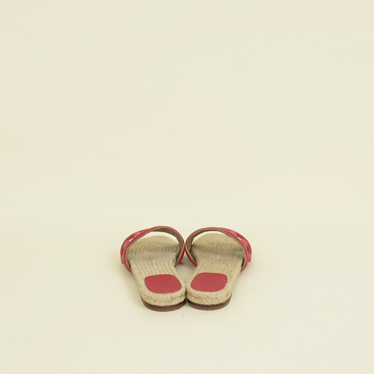 Hermes Rose Framboise Famosa Espadrille Sandal 41