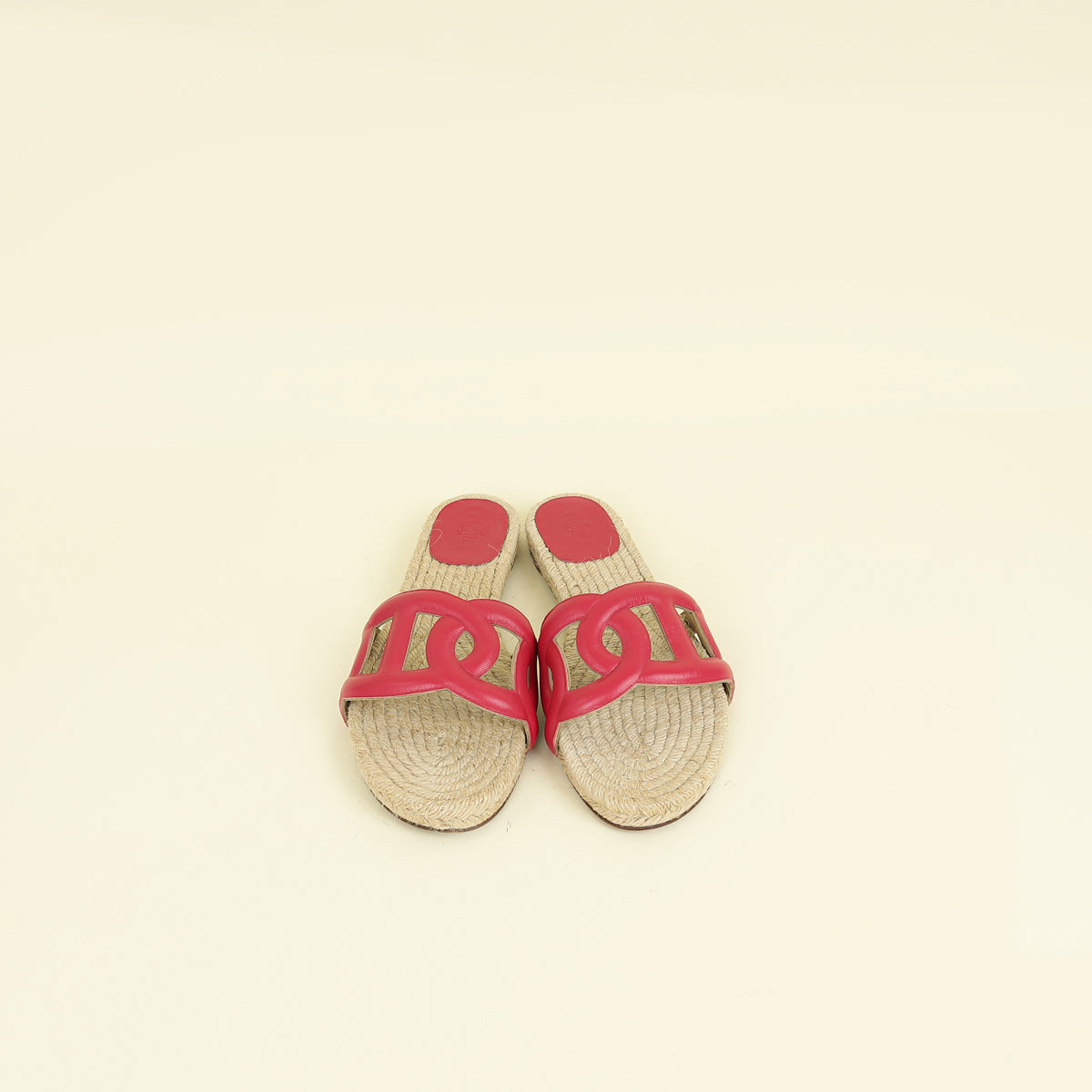 Hermes Rose Framboise Famosa Espadrille Sandal 41