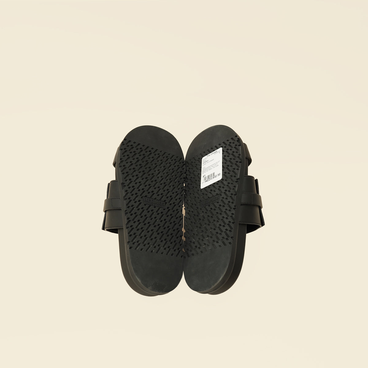 Hermes Noir Jackson Sandal 41