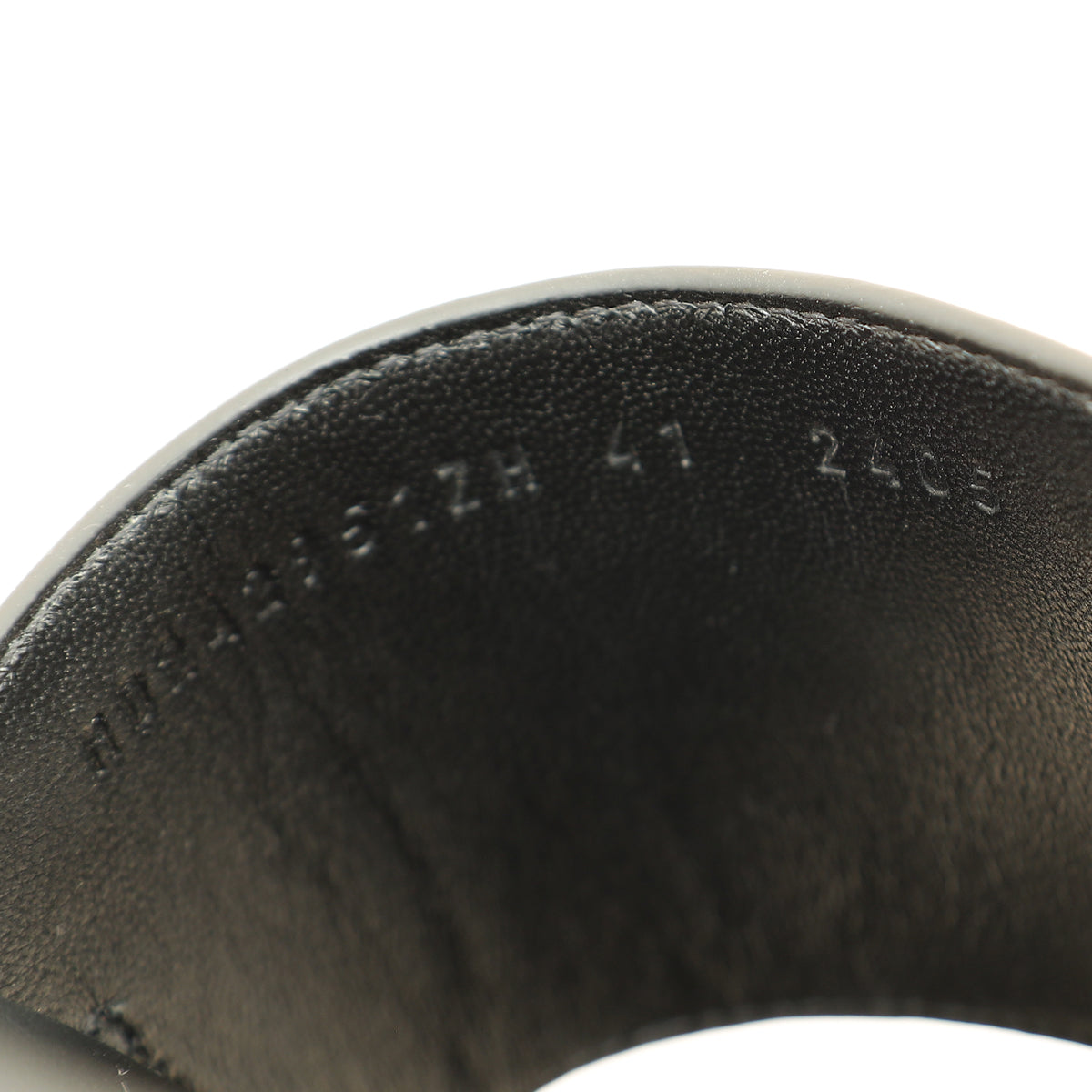 Hermes Noir Jackson Sandal 41