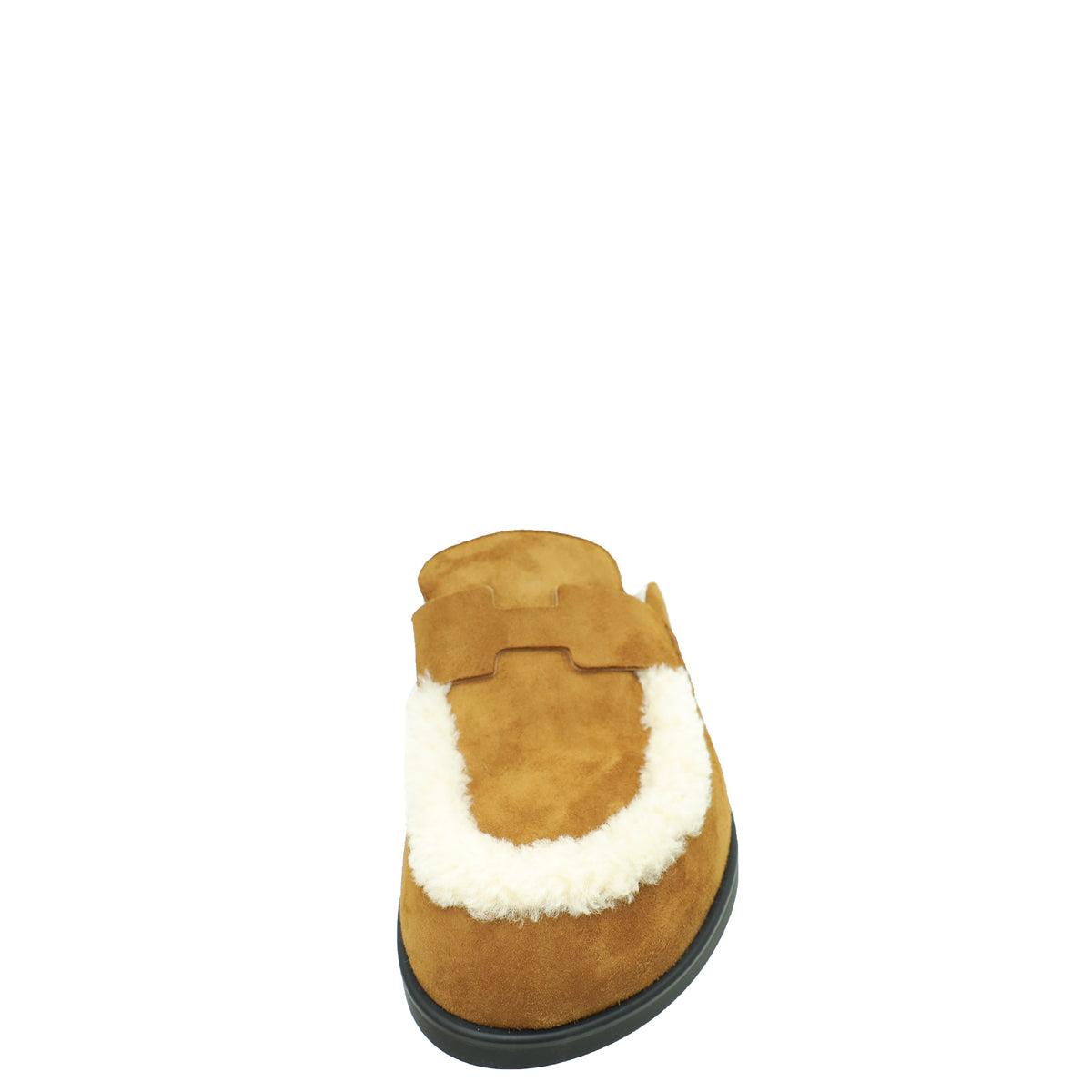 Hermes Bicolor Go Mule Goatskin and Shearling 41