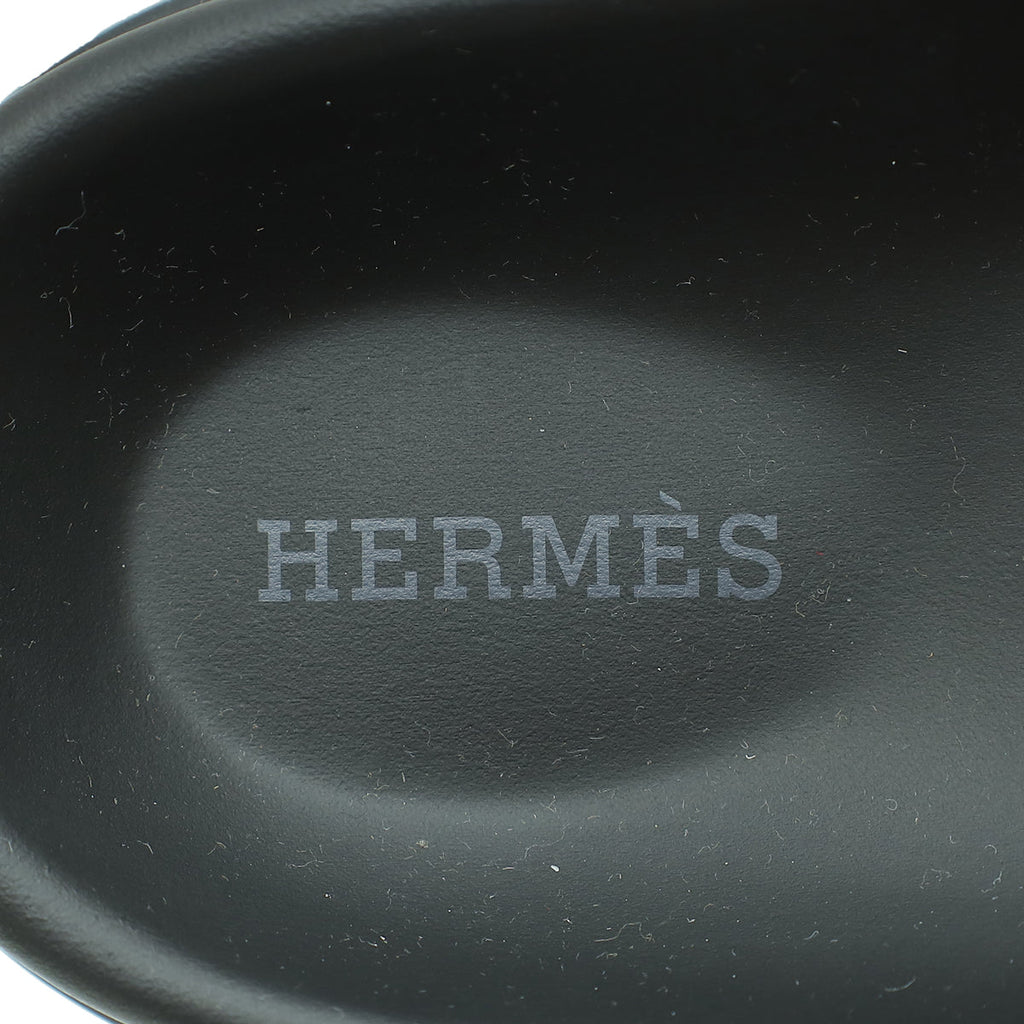 Hermes Bicolor Go Mule Goatskin and Shearling 41