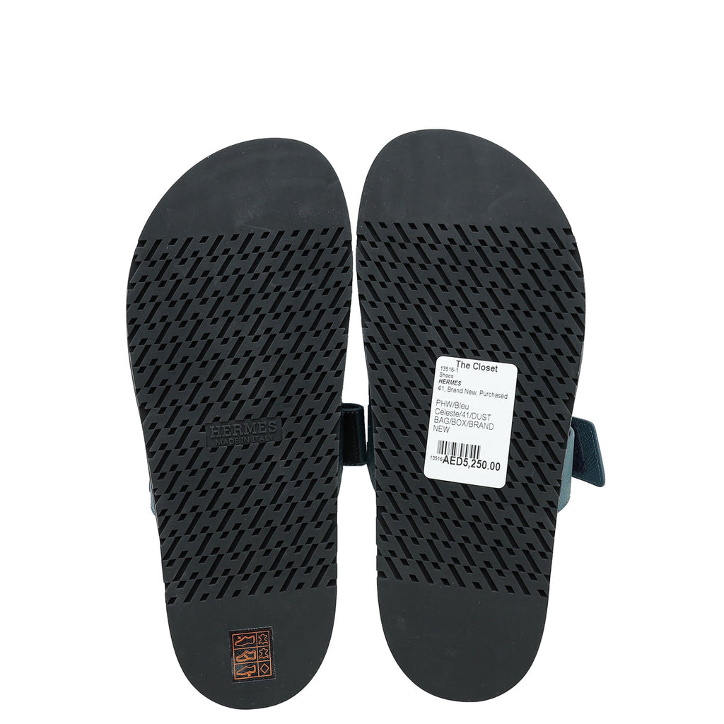 Hermes Bleu Celeste Chypre Sandal 41