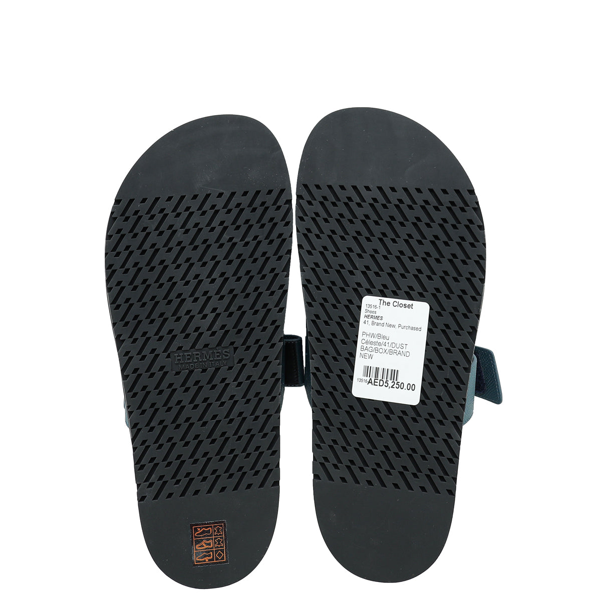 Hermes Bleu Celeste Chypre Sandal 41