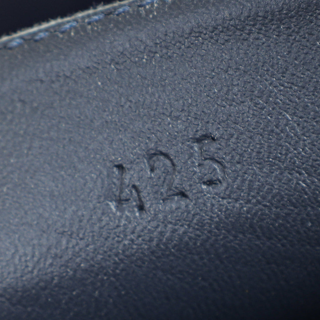 Hermes Bleu Indigo Job Suede Goatskin Loafer 42.5