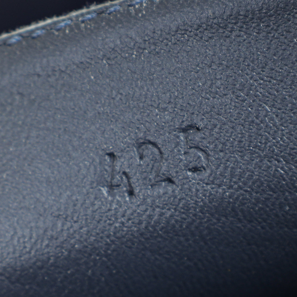 Hermes Bleu Indigo Job Suede Goatskin Loafer 42.5