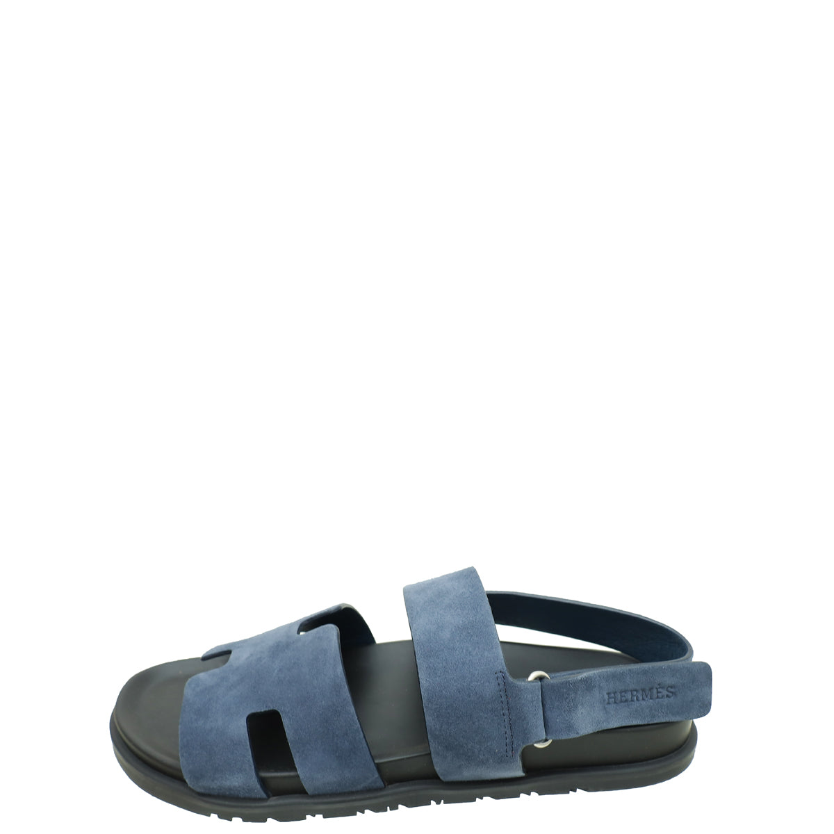 Hermes Bleu Céleste Suede Goatskin Genius Sandal 42