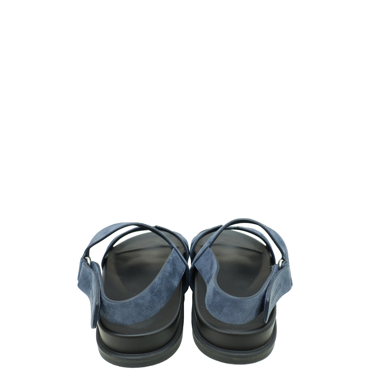 Hermes Bleu Céleste Suede Goatskin Genius Sandal 42