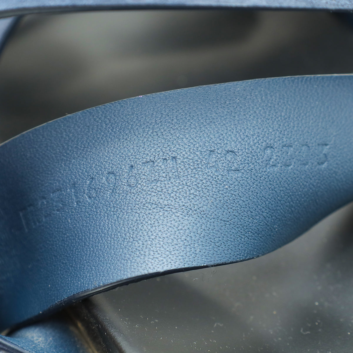 Hermes Bleu Céleste Suede Goatskin Genius Sandal 42