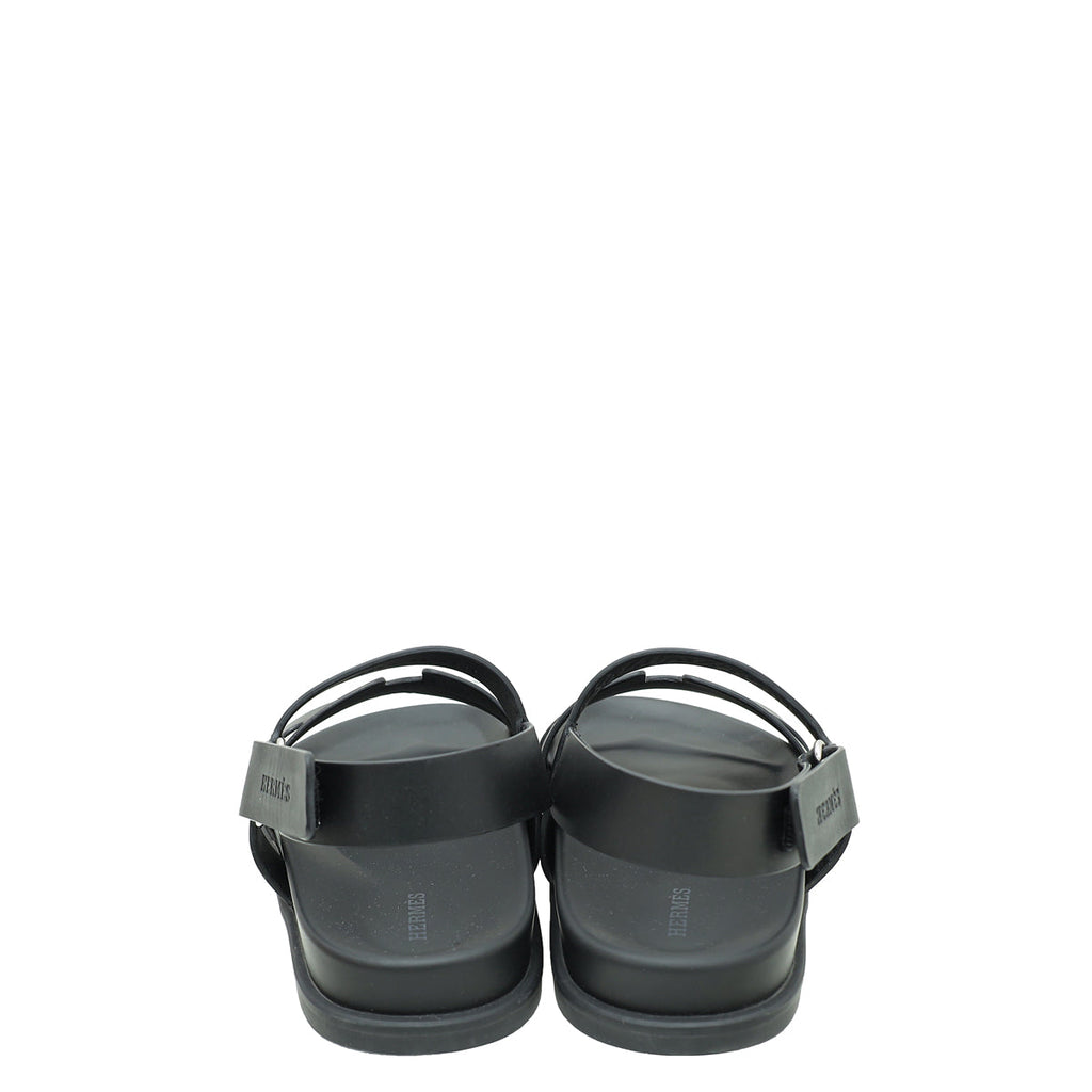 Hermes Noir Genius Sandal 42