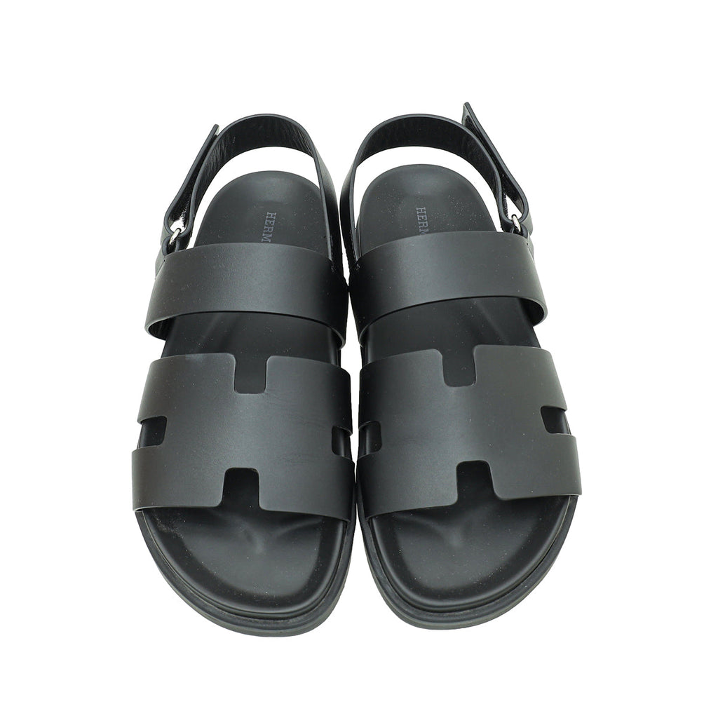 Hermes Noir Genius Sandal 42