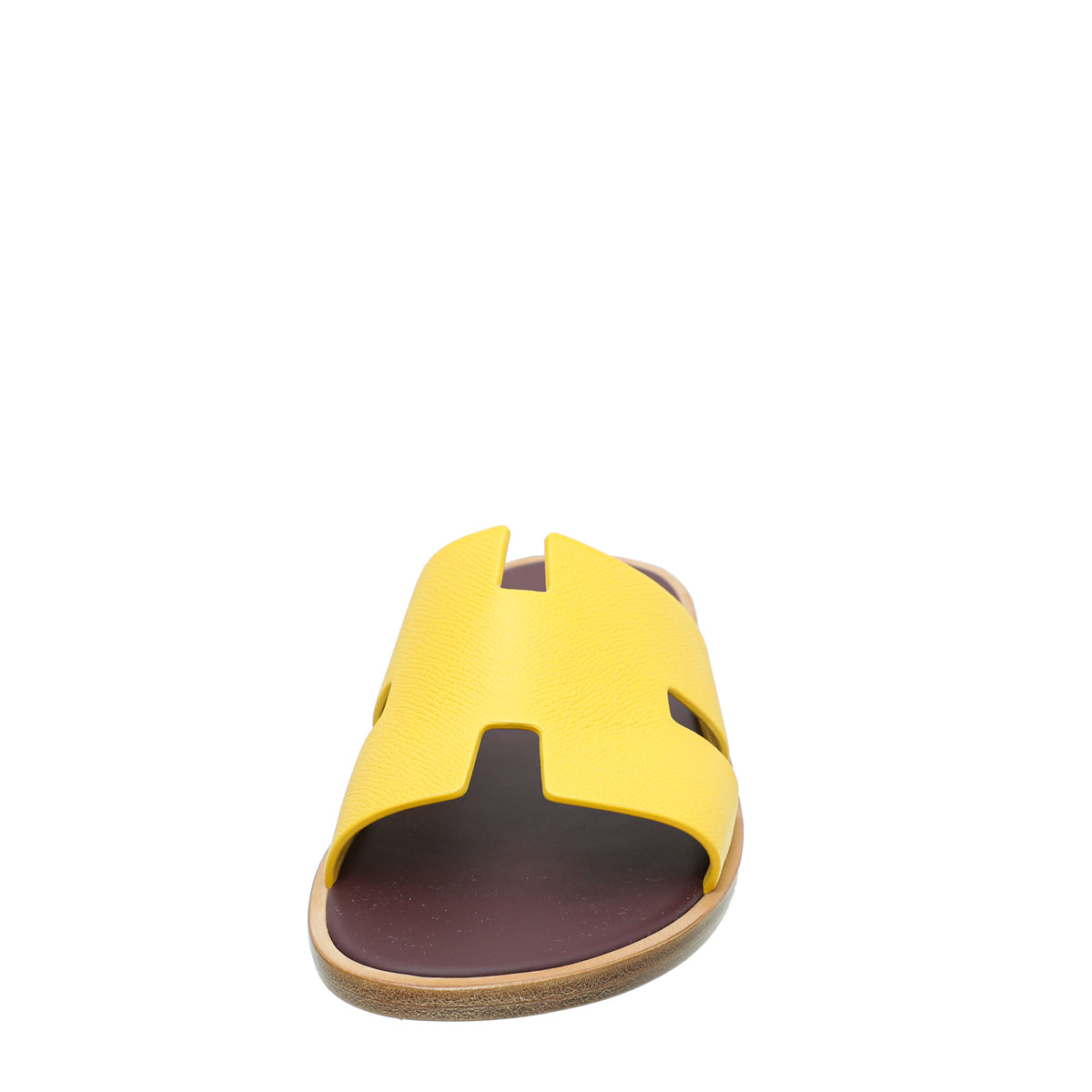 Hermes Bicolor Izmir Epsom Leather Sandal 42