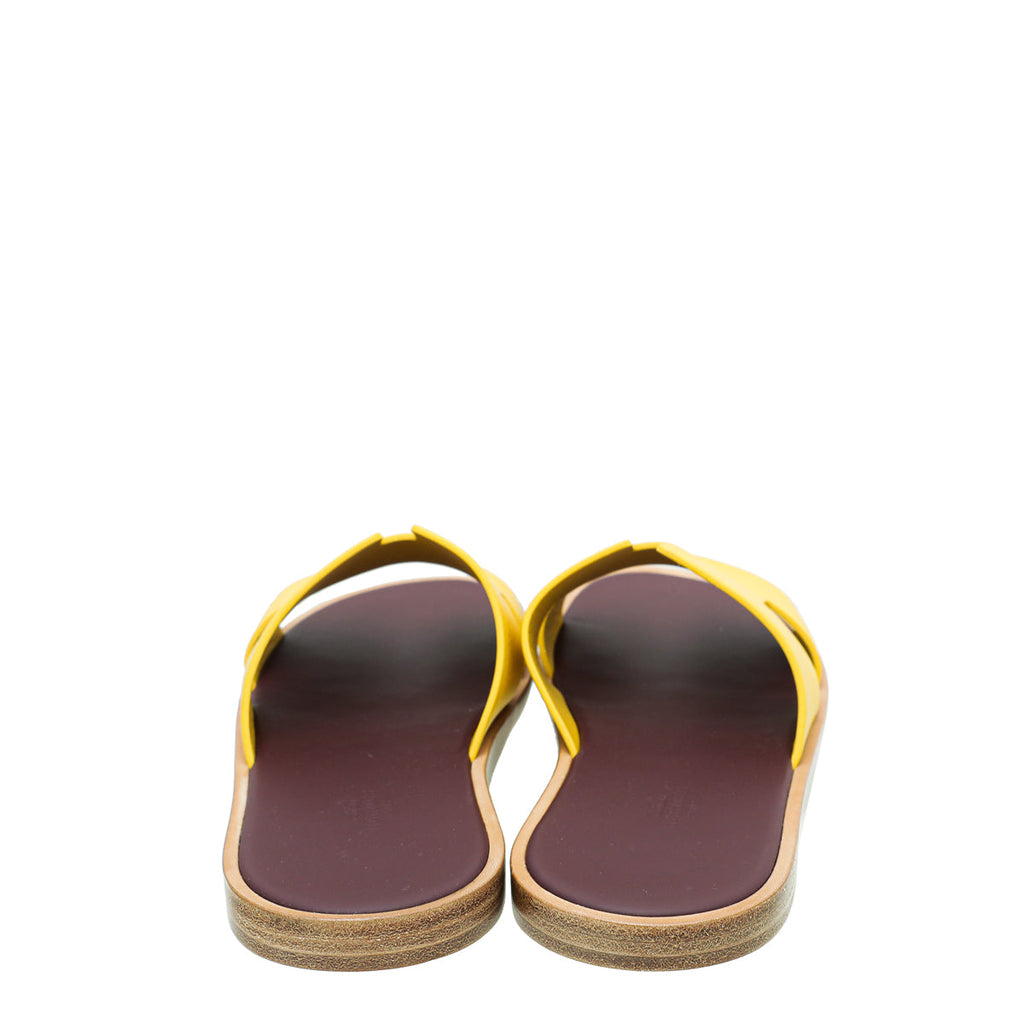 Hermes Bicolor Izmir Epsom Leather Sandal 42