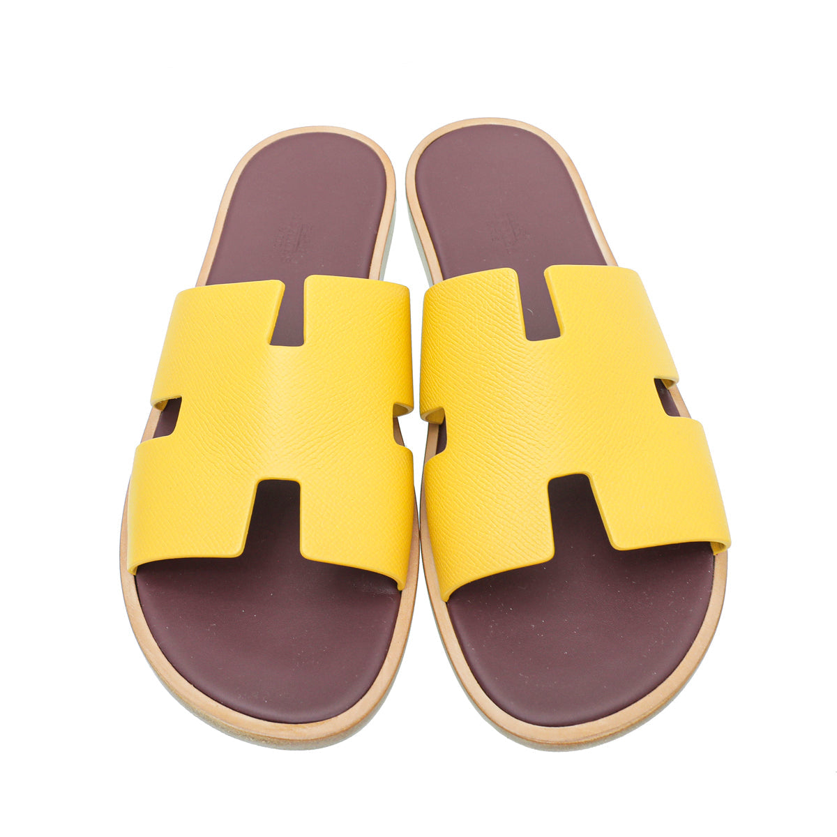 Hermes Bicolor Izmir Epsom Leather Sandal 42