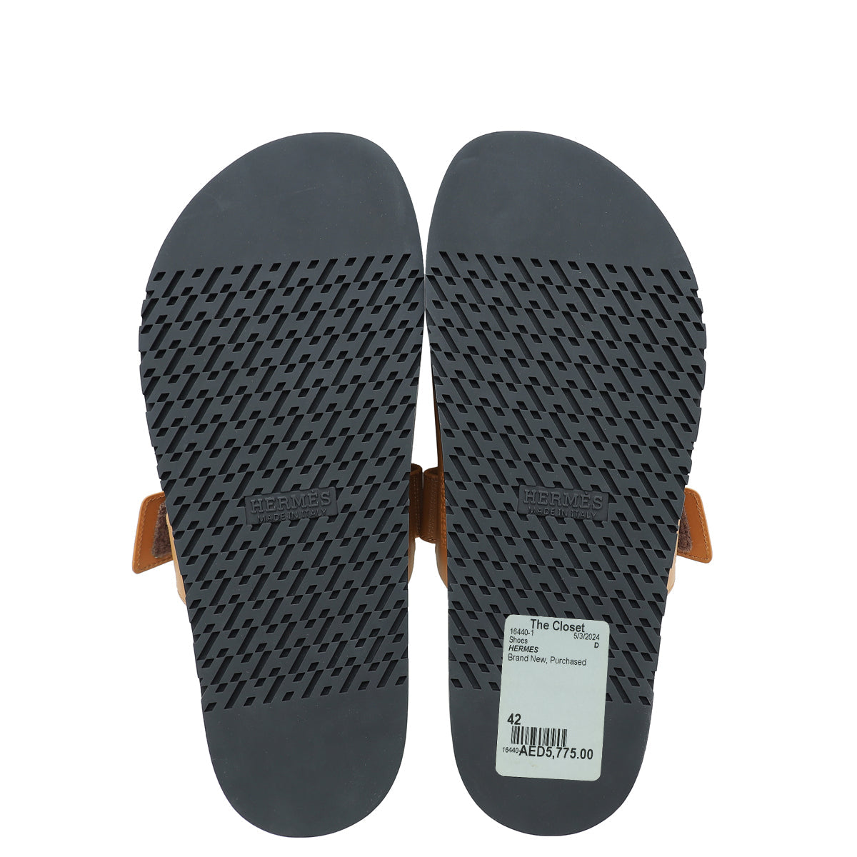 Hermes Natural Chypre Sandal 42