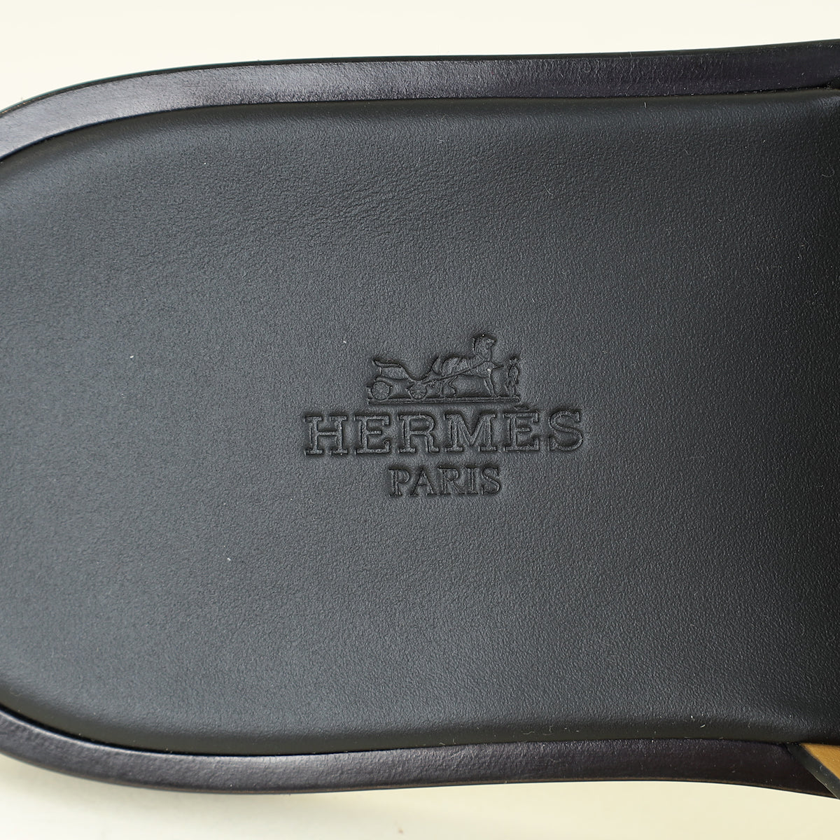 Hermes Noir Izmir Sandal 42