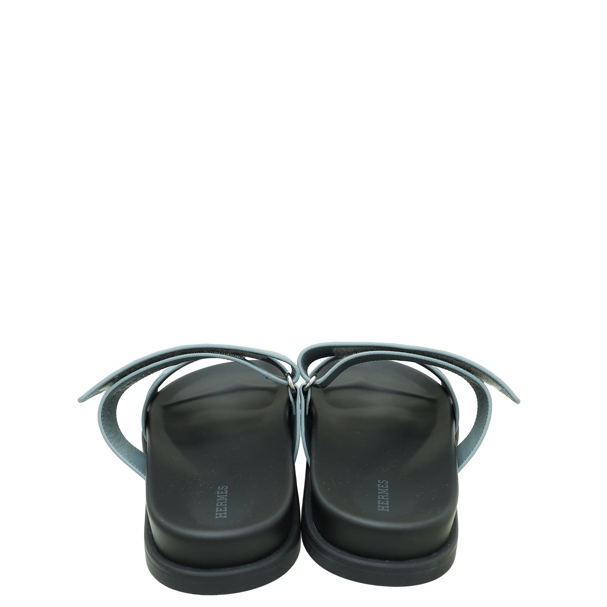 Hermes Gris Antarctique Chypre Sandals 43