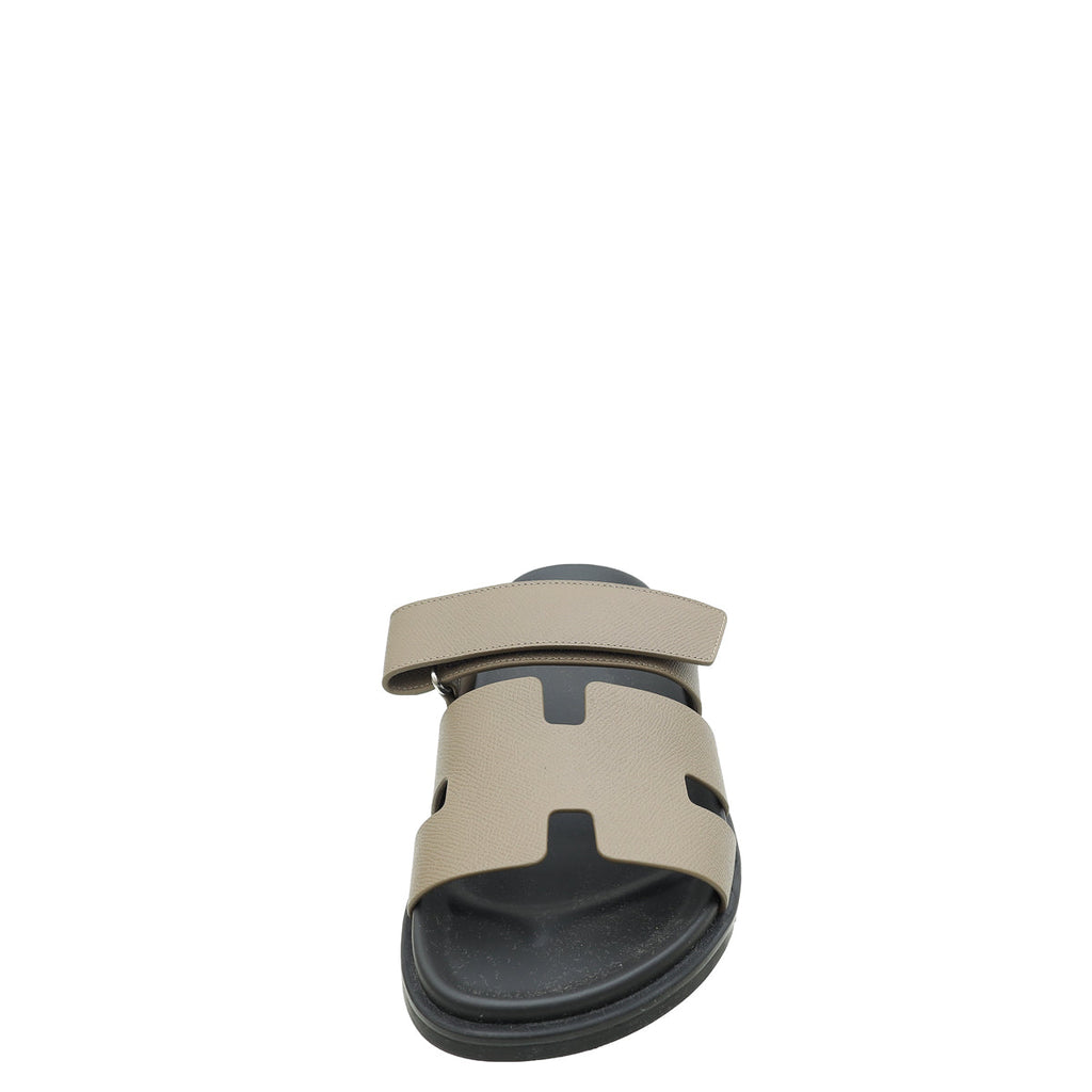 Hermes Etoupe Chypre Sandal 43