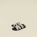 Hermes Beige Esquisse Chypre Goatskin Men's Sandal 44.5