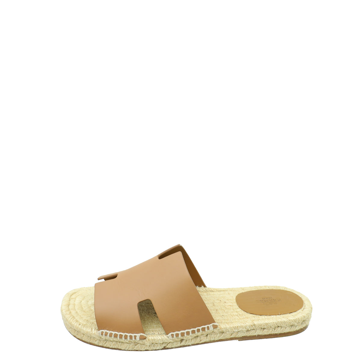 Hermes Naturel Safari Antigua Espadrille 44