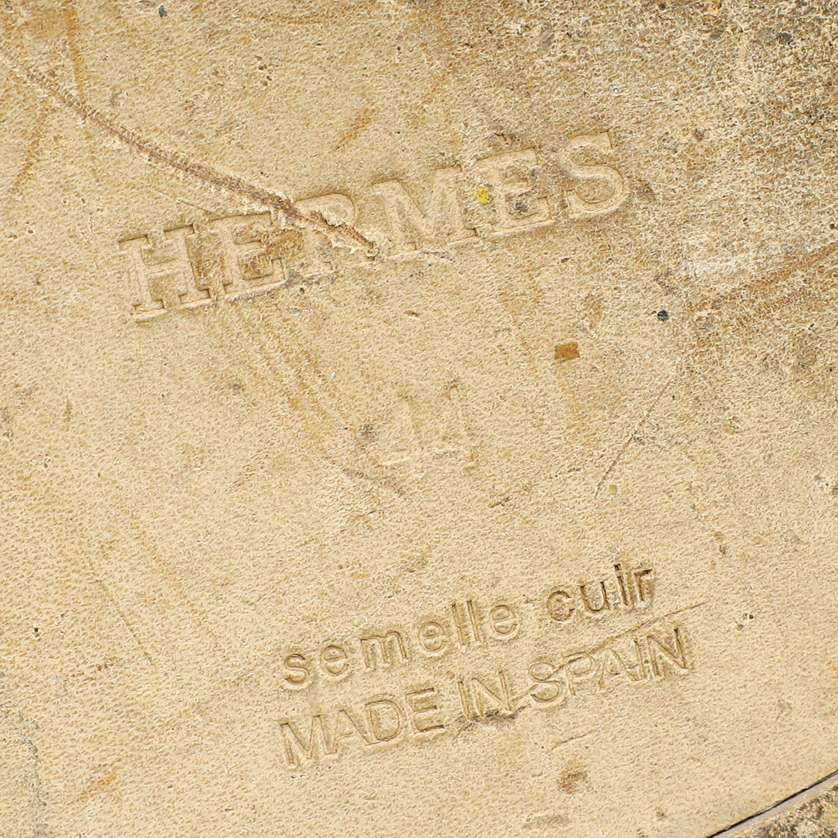 Hermes Naturel Safari Antigua Espadrille 44