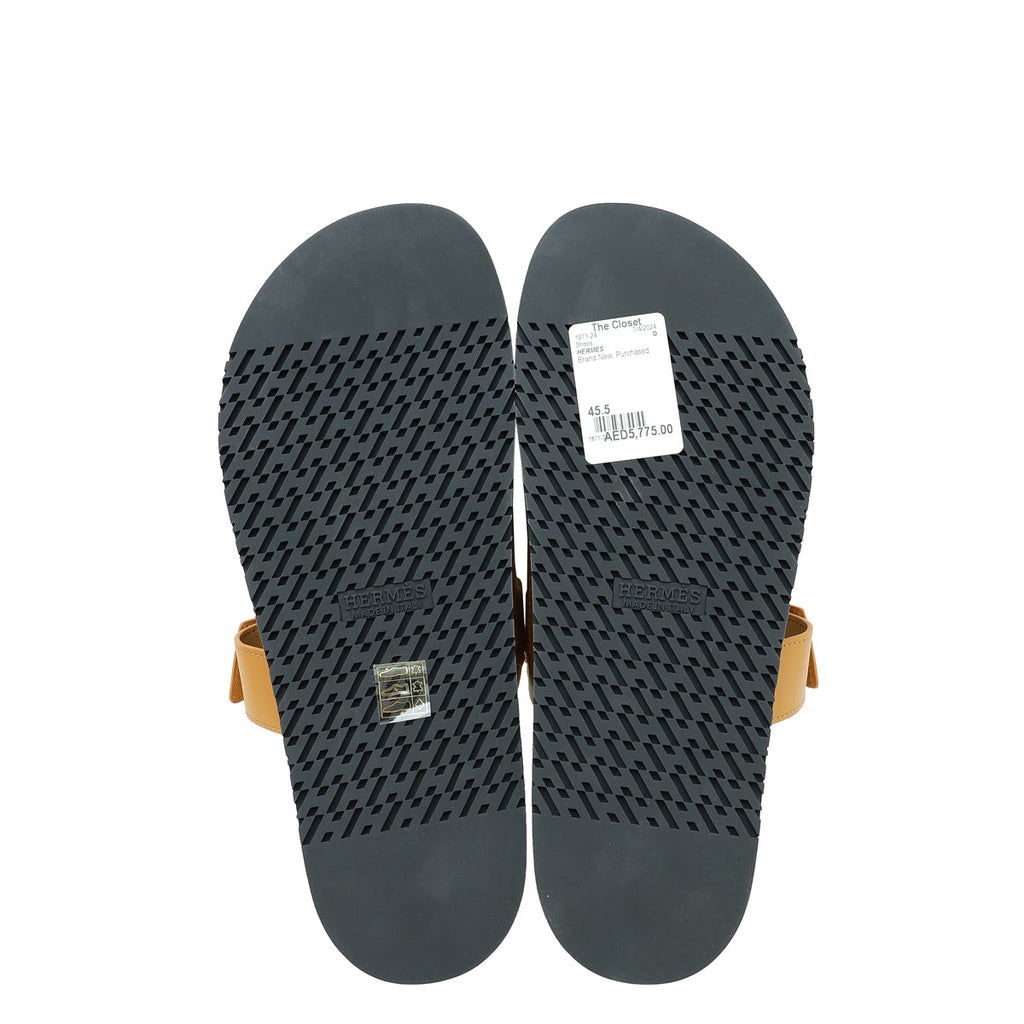Hermes Natural Chypre Sandal 46.5