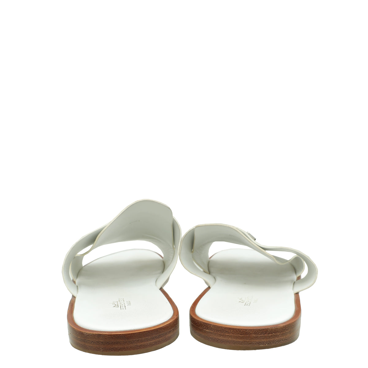 Hermes Blanc Arles Calfskin Mule 45