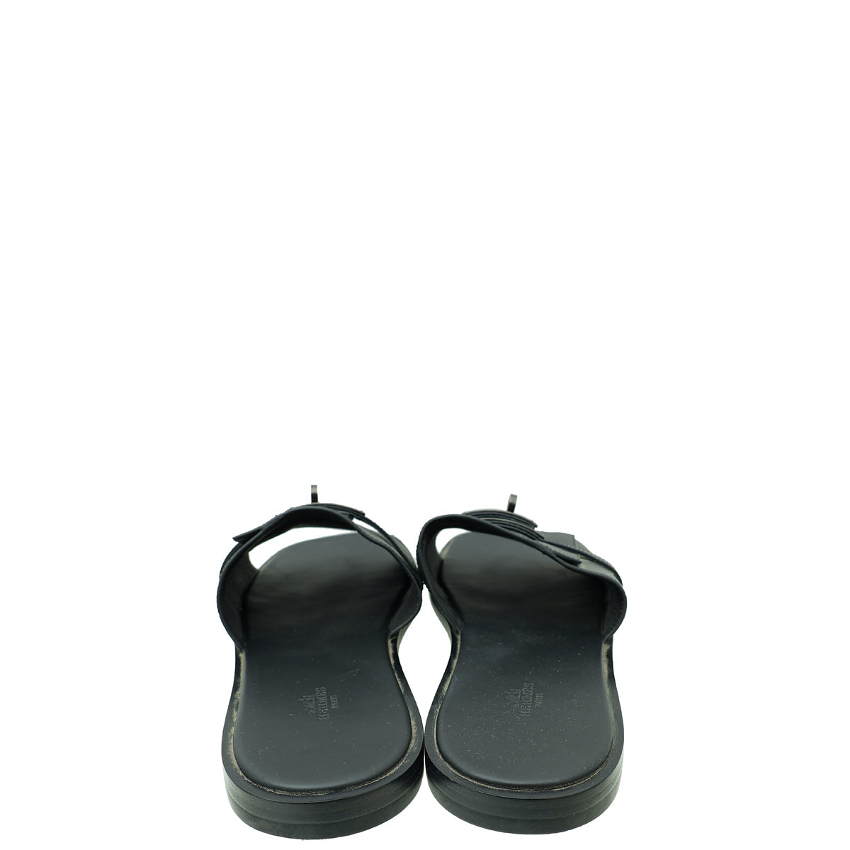 Hermes Noir Gabriel Sandal 45