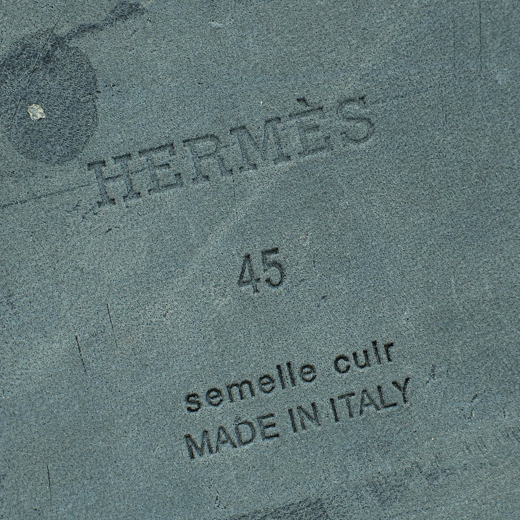 Hermes Noir Gabriel Sandal 45