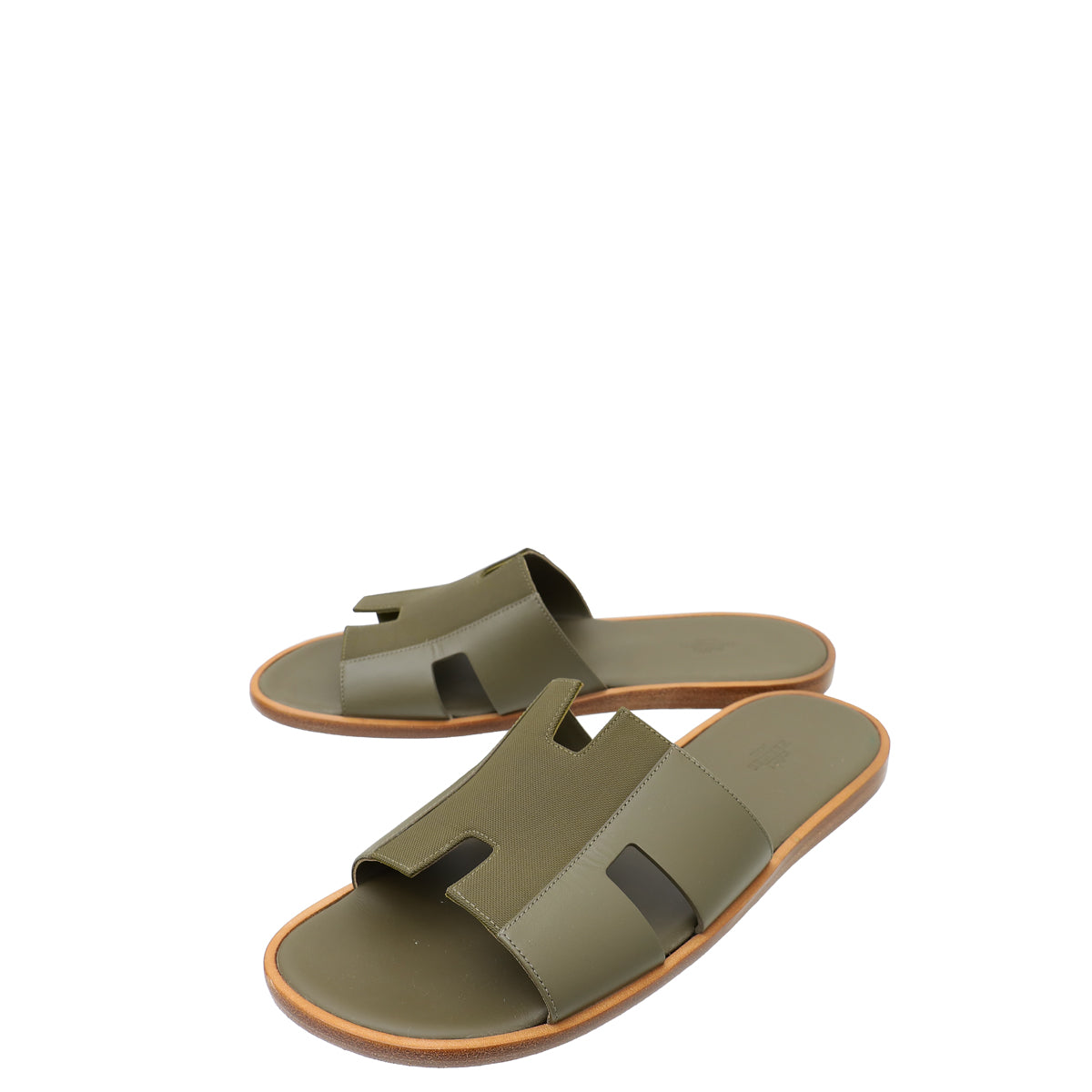 Hermes Vert Toundra Izmir Technical Sandal 45