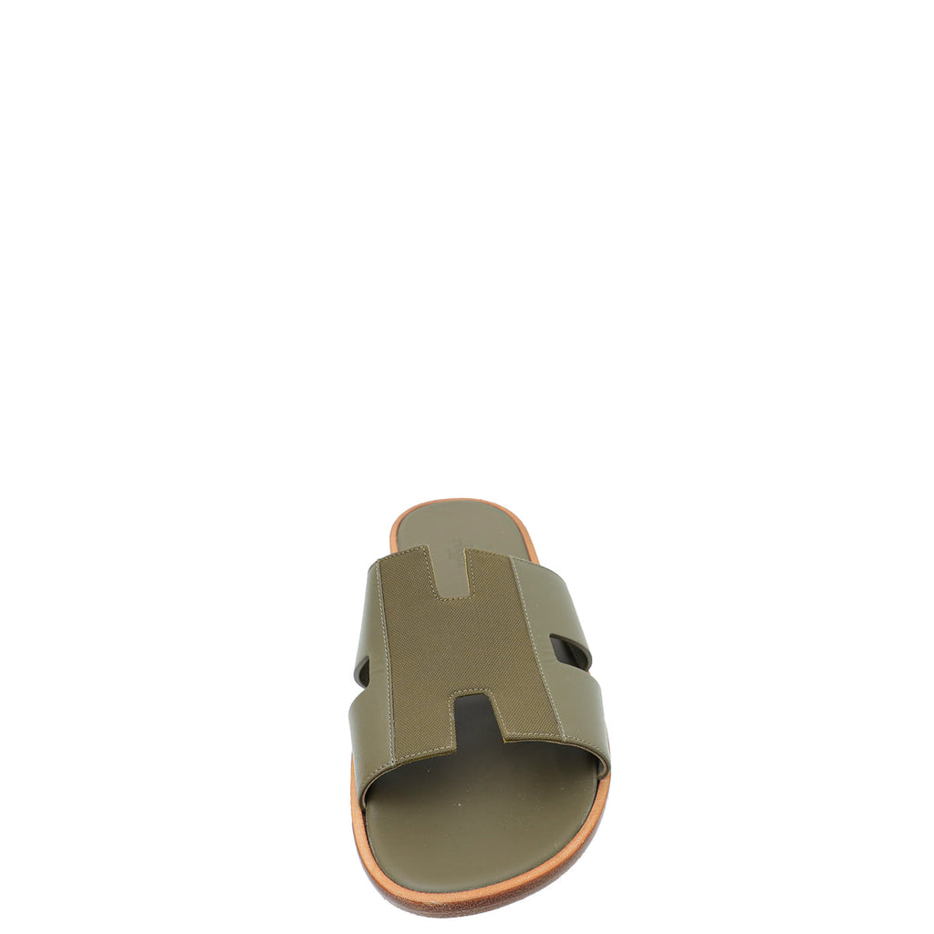 Hermes Vert Toundra Izmir Technical Sandal 45