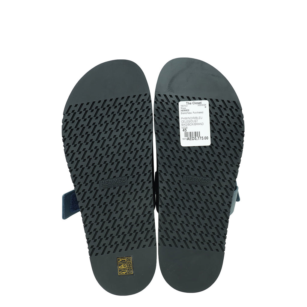 Hermes Bicolor Chypre Sandal 45
