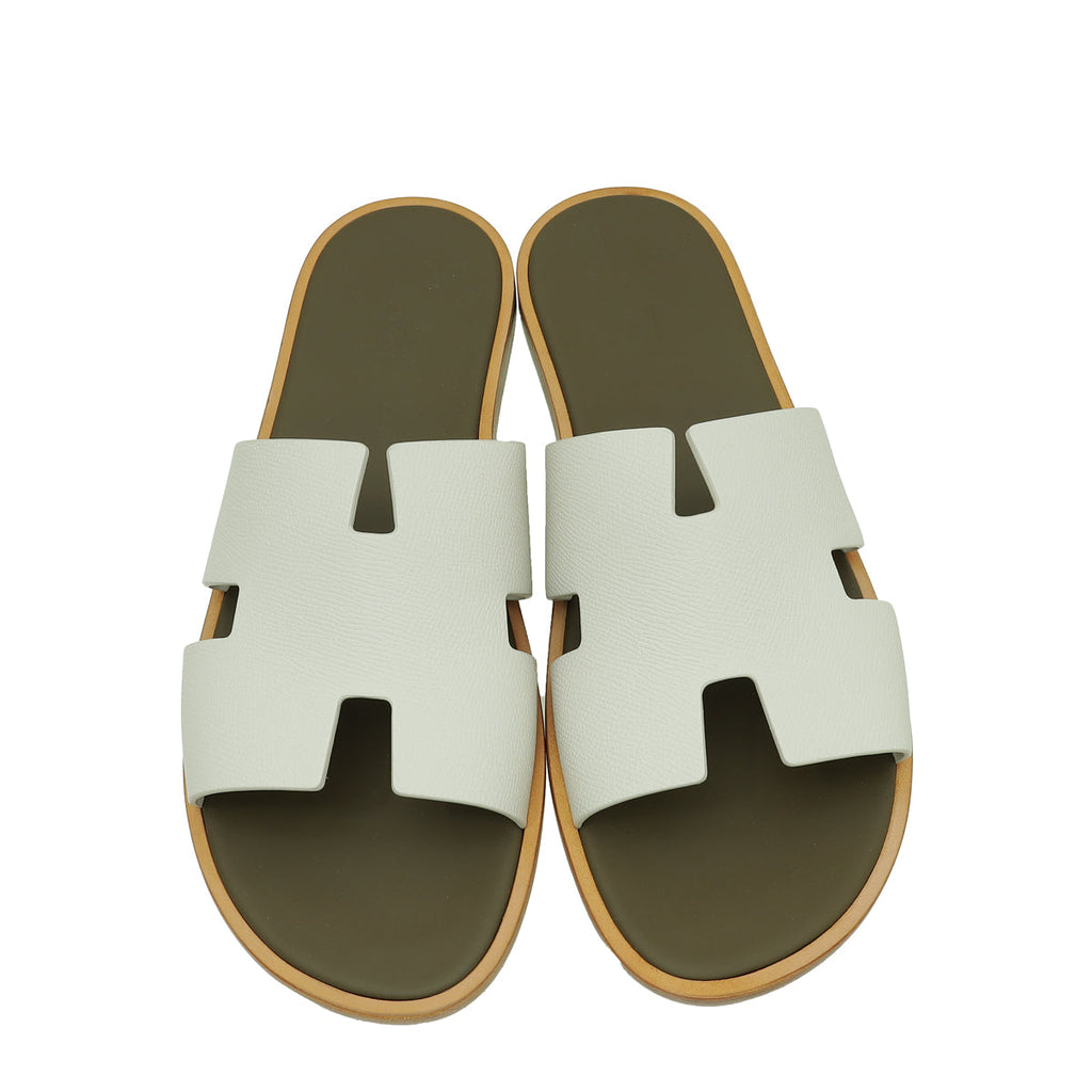 Hermes Bicolor Izmir Sandals 46.5