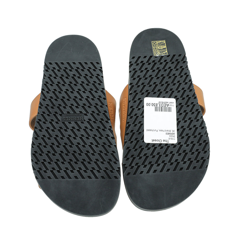 Hermes Natural Chypre Sandal 36