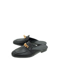 Hermes Noir OZ Mules 36