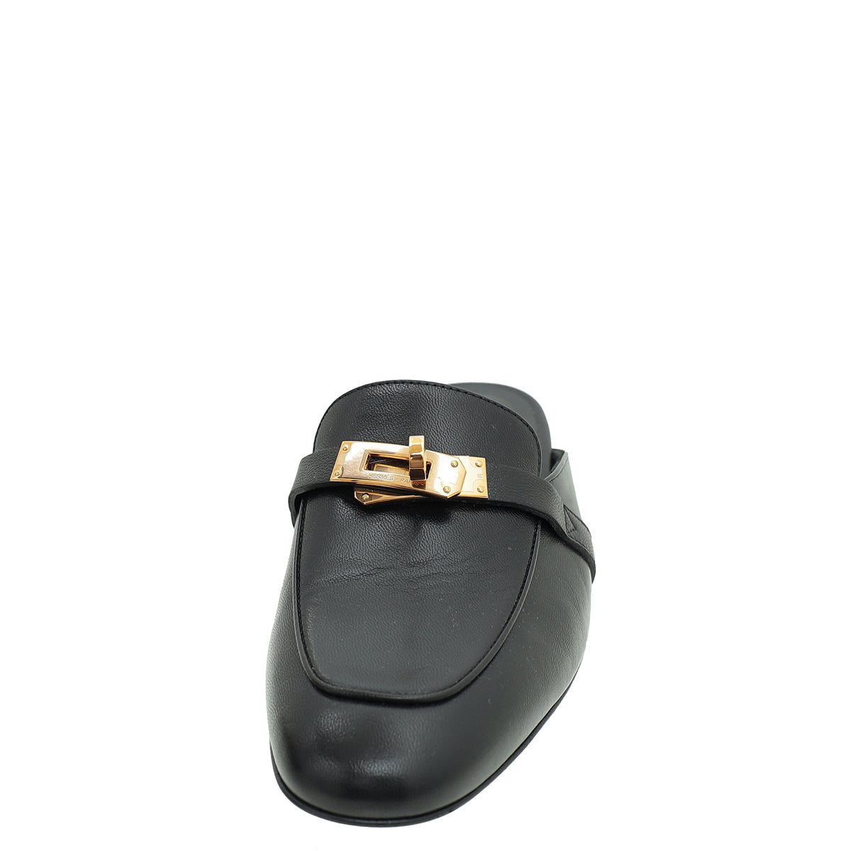 Hermes Noir OZ Mules 36