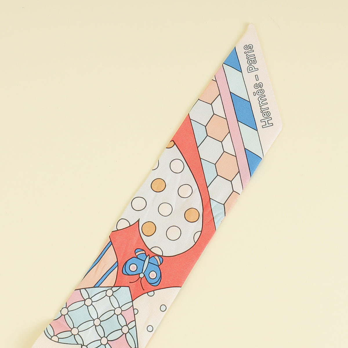 Hermes Les Murmures De La Foret Printed Twilly
