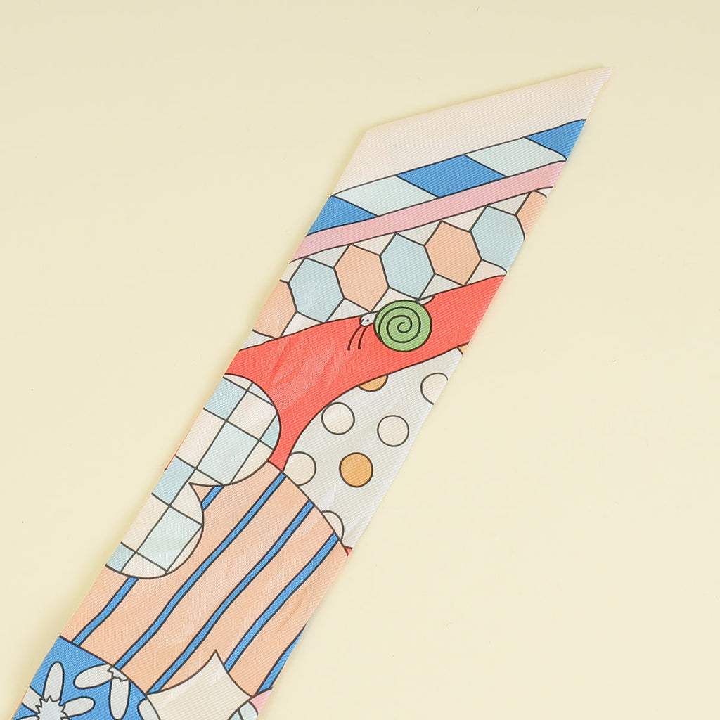 Hermes Les Murmures De La Foret Printed Twilly
