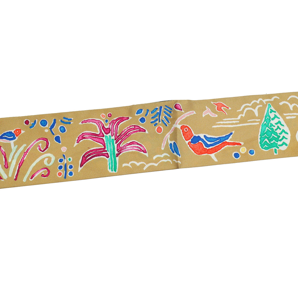 Hermes Multicolor Isola Di Primavera Silk Twilly