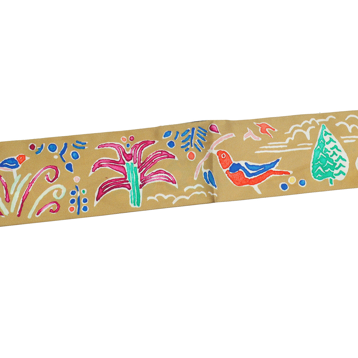 Hermes Multicolor Isola Di Primavera Silk Twilly