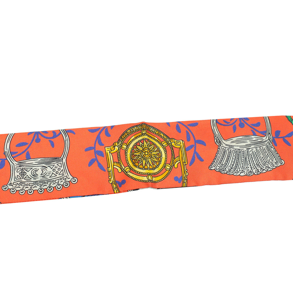 Hermes Multicolor Etriers Remix Silk Twilly