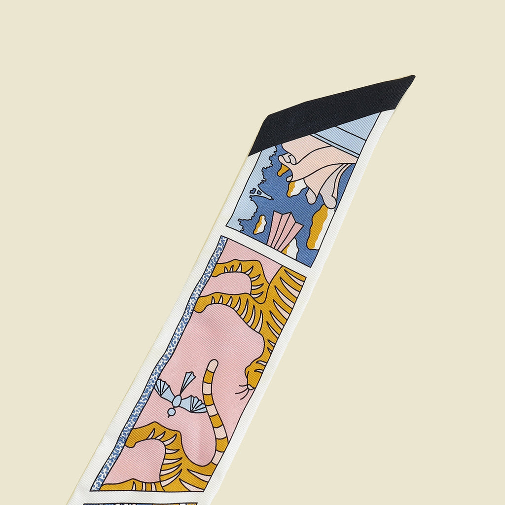 Hermes Tricolor Factory Suite Twilly