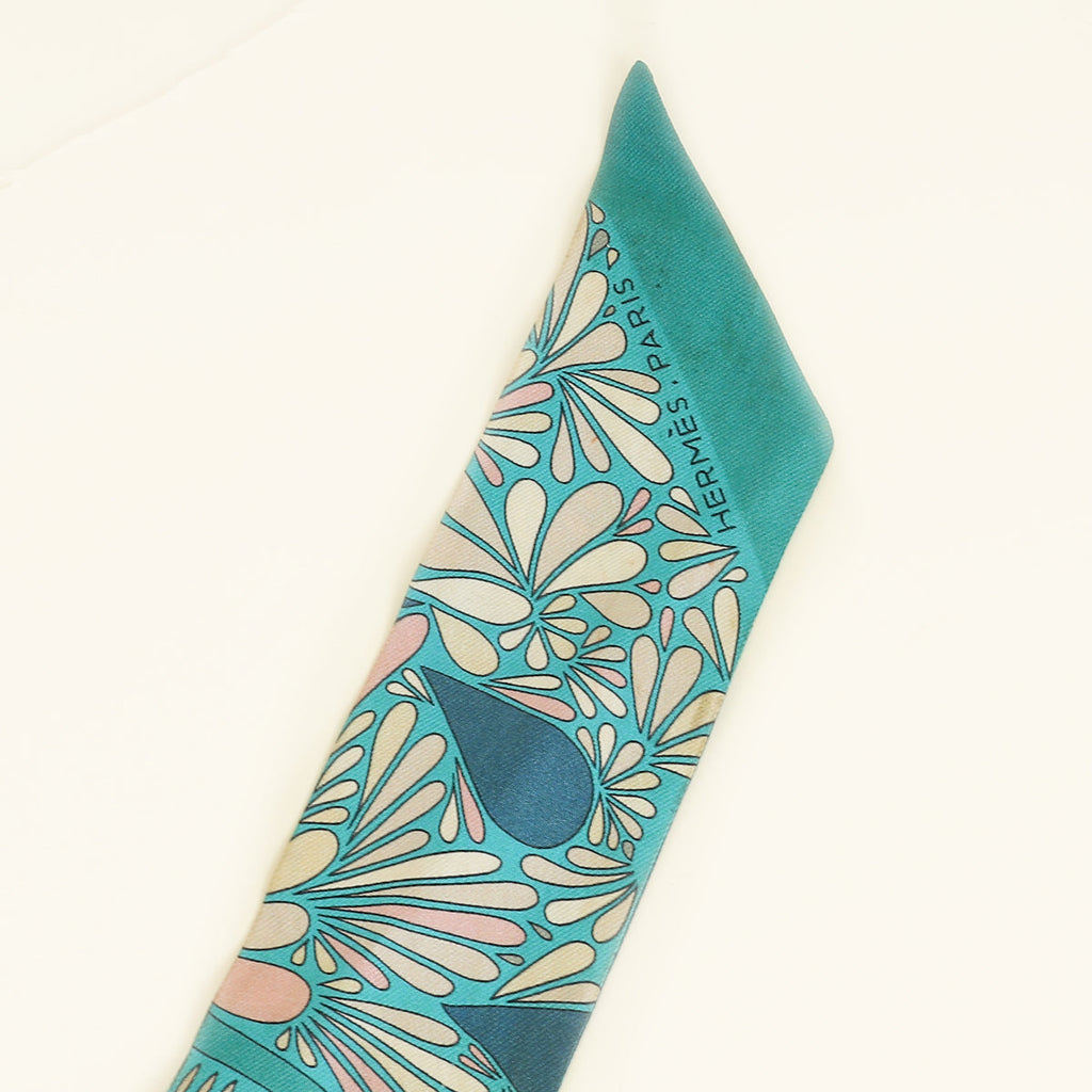 Hermes Multicolor Millefleurs Du Mexique Print Silk Twilly